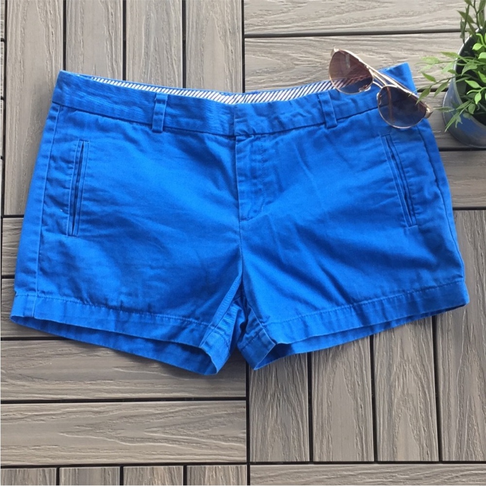 Royal blue chino shorts, size 10